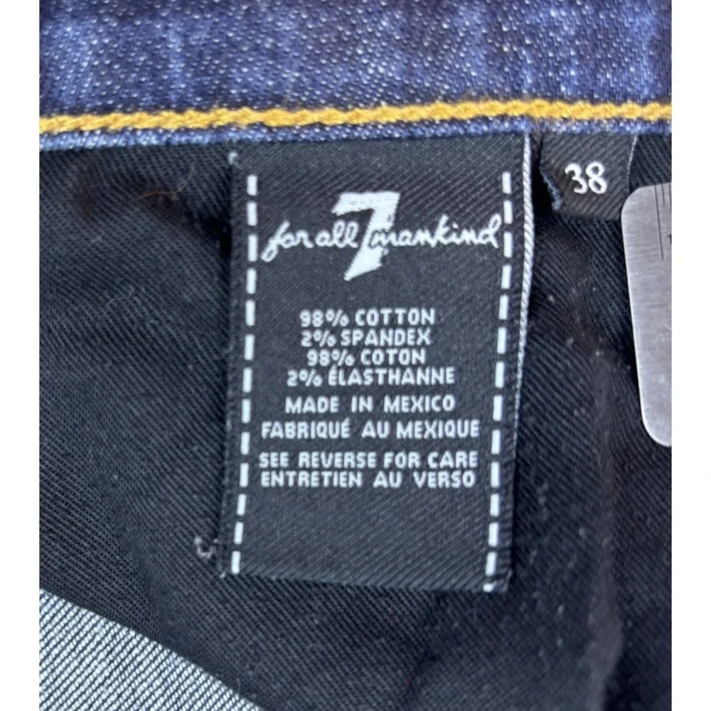 NWOT 7 For All Mankind Carsen Easy Straight Leg Jeans Mens 38x32